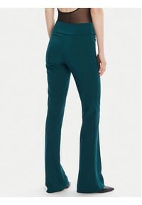 Rinascimento Spodnie materiałowe CFC0125318003 Zielony Flare Fit. Kolor: zielony. Materiał: syntetyk