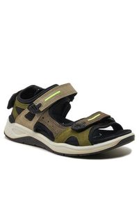 ecco - ECCO Sandały X-Trinsic K Sandal 3S 71064360883 Khaki. Kolor: brązowy #6