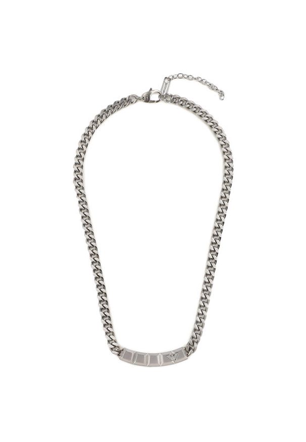 Emporio Armani Naszyjnik EGS2906040 Srebrny. Materiał: srebrne. Kolor: srebrny