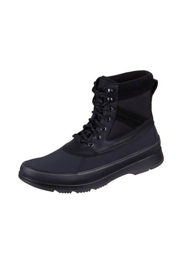 sorel - Buty do chodzenia męskie Sorel Ankeny Ii Boot Black Jet Suede Leather Textil. Wysokość cholewki: za kostkę. Zapięcie: sznurówki. Kolor: czarny. Materiał: materiał. Szerokość cholewki: normalna. Sport: turystyka piesza