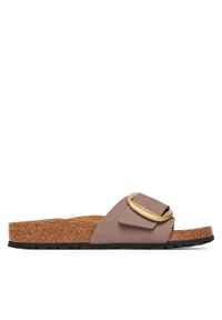 Birkenstock Klapki Madrid Big Buckle 1030517 Różowy. Kolor: różowy. Materiał: skóra, nubuk