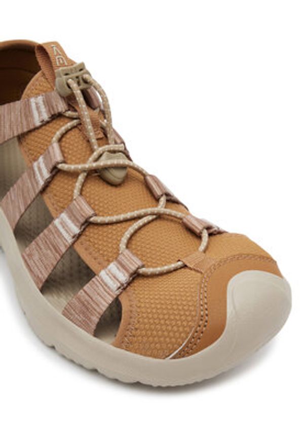 keen - Keen Sandały Seanik H2 W 1030385 Brązowy. Kolor: brązowy. Materiał: materiał