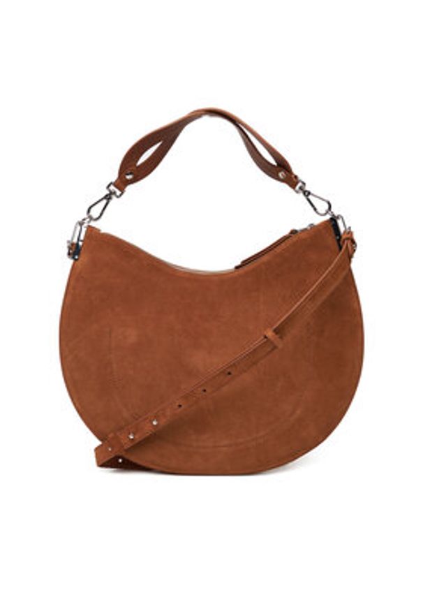 Coccinelle Torebka QKG Coccinellesunup Suede E1 QKG 13 01 01 Brązowy. Kolor: brązowy. Materiał: zamszowe, skórzane