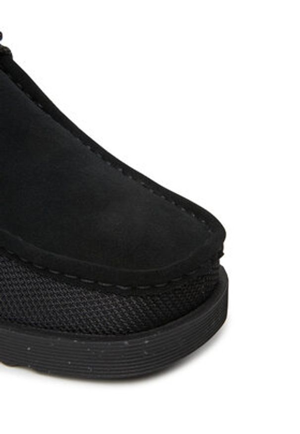 Clarks Półbuty Wallabee 26181387 Czarny. Kolor: czarny. Materiał: skóra