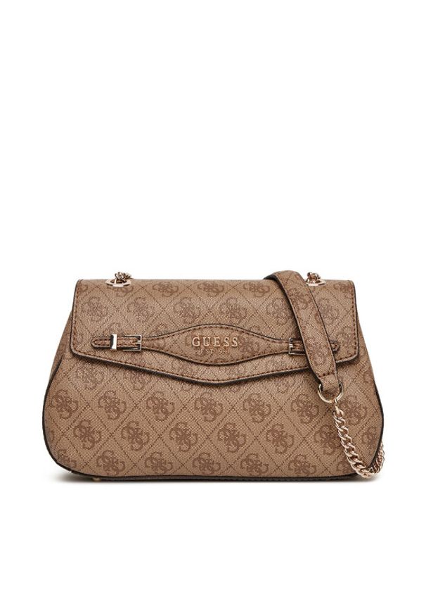Guess Torebka Katya HWSG96 52210 Brązowy. Kolor: brązowy. Materiał: skórzane