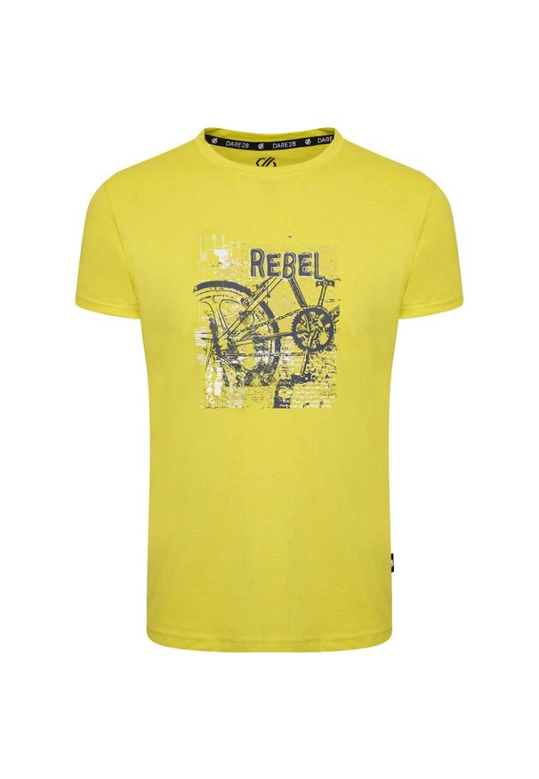 DARE 2B - TShirt Dziecięcy Z Motywem Roweru Go Beyond. Kolor: żółty. Sport: kolarstwo