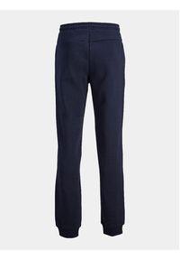 Jack&Jones Junior Spodnie dresowe 12243083 Granatowy Relaxed Fit. Kolor: niebieski. Materiał: bawełna
