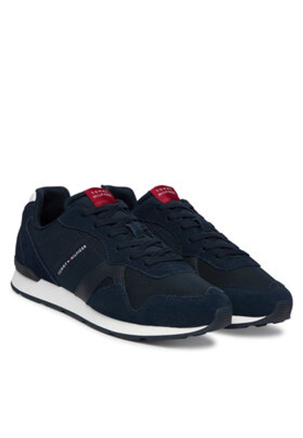 TOMMY HILFIGER - Tommy Hilfiger Sneakersy Maxlite Mix FM0FM05830 Niebieski. Kolor: niebieski. Materiał: materiał