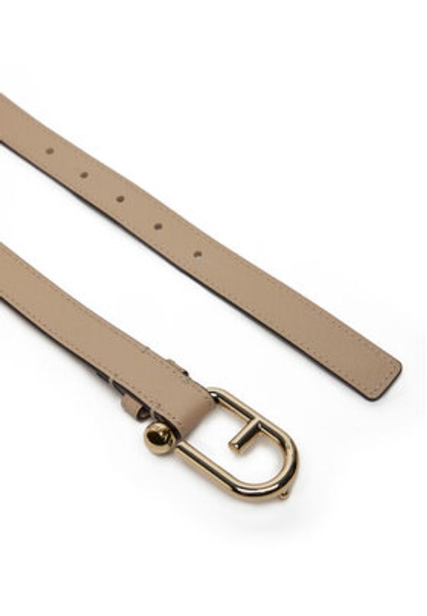 Furla Pasek Damski WC00089 BX2045 8E000 Beżowy. Kolor: beżowy. Materiał: skóra