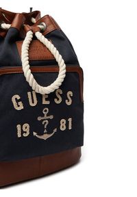 Guess Plecak HMOSCM P6204 Granatowy. Kolor: niebieski. Materiał: materiał #2