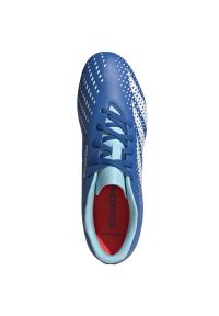 Adidas - Buty piłkarskie adidas Predator Accuracy.4 FxG M GZ0010 niebieskie. Zapięcie: sznurówki. Kolor: niebieski. Materiał: syntetyk, guma. Sport: piłka nożna #4