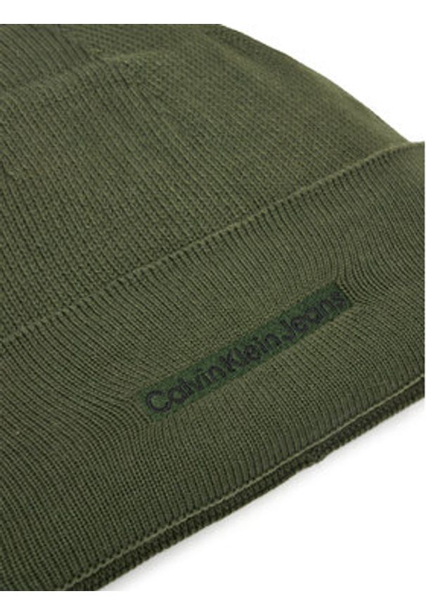 Calvin Klein Czapka Inst Embro K50K512452 Zielony. Kolor: zielony. Materiał: bawełna