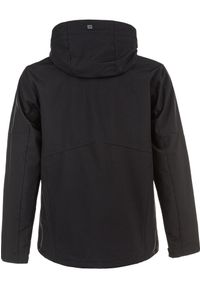 Kurtka wodoodporna Whistler Rodney. Kolor: czarny, szary, wielokolorowy. Materiał: softshell, materiał. Sport: turystyka piesza