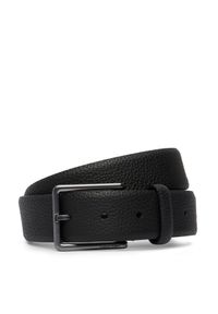 Calvin Klein Pasek Warmth Buckle Pebble 35Mm Fixed LV04D7062G Czarny. Kolor: czarny. Materiał: skóra #1