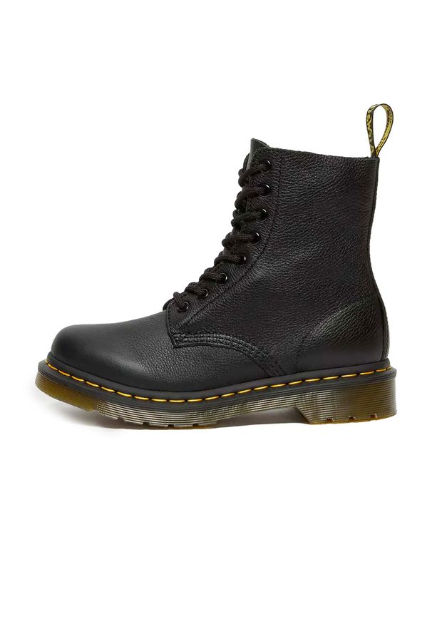 Dr. Martens - Buty Dr.Martens 1460 Pascal Virginia Damskie. Okazja: na co dzień. Kolor: czarny. Sport: turystyka piesza