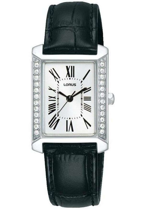 Zegarek damski Lorus RG241YX9 CYRKONIE czarny. Kolor: czarny