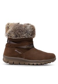 Primigi Kozaki GORE-TEX 887700 S Brązowy. Kolor: brązowy. Materiał: zamsz, skóra