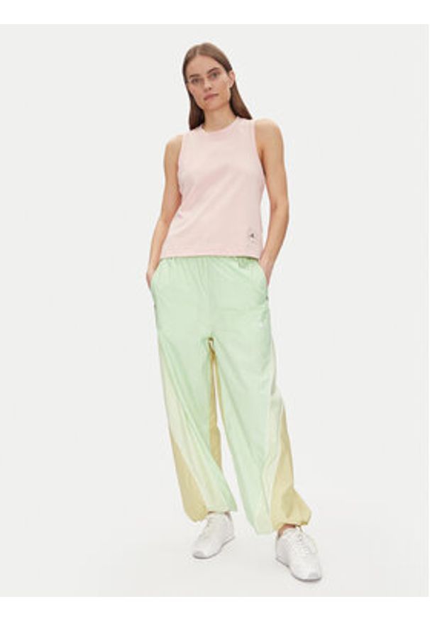 Adidas by Stella McCartney - adidas by Stella McCartney Top Stella McCartney JI5177 Różowy Regular Fit. Kolor: różowy. Materiał: bawełna