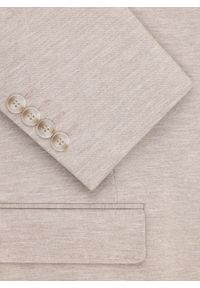 Pako Lorente - PAKO LORENTE - Jasnobrązowa dzianinowa marynarka męska. Kolor: brązowy. Materiał: dzianina #3