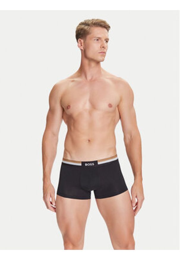 BOSS Komplet bokserek 50516542 Czarny. Kolor: czarny. Materiał: syntetyk, bawełna
