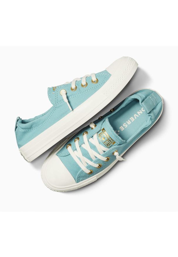 Buty sportowe Converse Chuck Taylor All Star Shoreline. Kolor: niebieski. Materiał: materiał. Model: Converse All Star. Sport: skateboard