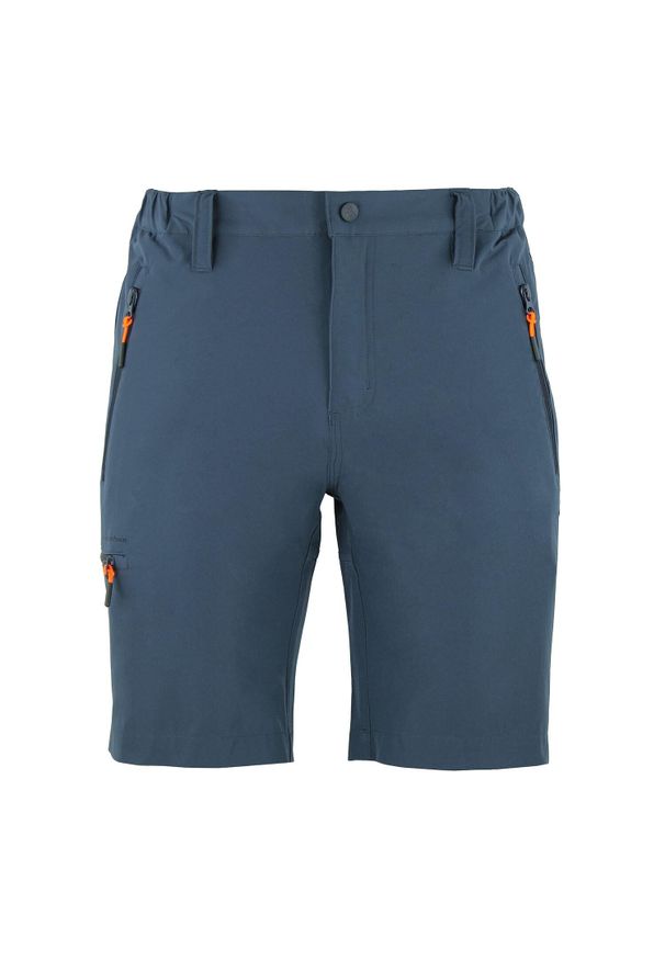 PEAK MOUNTAIN - Spodenki turystyczne Peak Mountain Cessor. Kolor: niebieski. Długość: krótkie. Sport: turystyka piesza