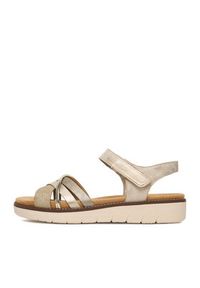 Remonte Sandały CEO-D2058-90 Złoty. Kolor: złoty. Materiał: materiał #5