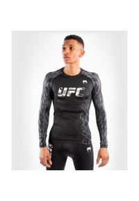 Koszulka do MMA męska VENUM UFC Authentic Fight Week z długim rękawem. Kolor: czarny. Długość rękawa: długi rękaw. Długość: długie