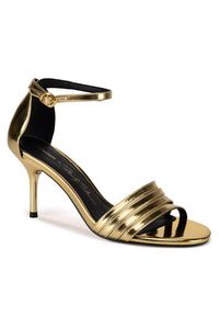 Gino Rossi Sandały NELLY-SLT1527-6 Złoty. Kolor: złoty. Materiał: skóra #2