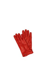 Venezia - SKÓRZANE RĘKAWICZKI R10 LAN ROSSO. Materiał: skóra #1