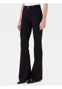Liu Jo Spodnie materiałowe MF5143 J9189 Czarny Regular Fit. Kolor: czarny. Materiał: wiskoza, syntetyk #1
