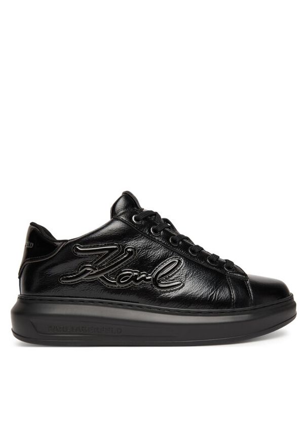 Karl Lagerfeld - KARL LAGERFELD Sneakersy Kapri KL62511S Czarny. Kolor: czarny. Materiał: skóra