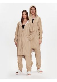 Rains Kurtka przeciwdeszczowa 18140 Beżowy Casual Fit. Okazja: na co dzień. Kolor: beżowy. Materiał: syntetyk. Styl: casual