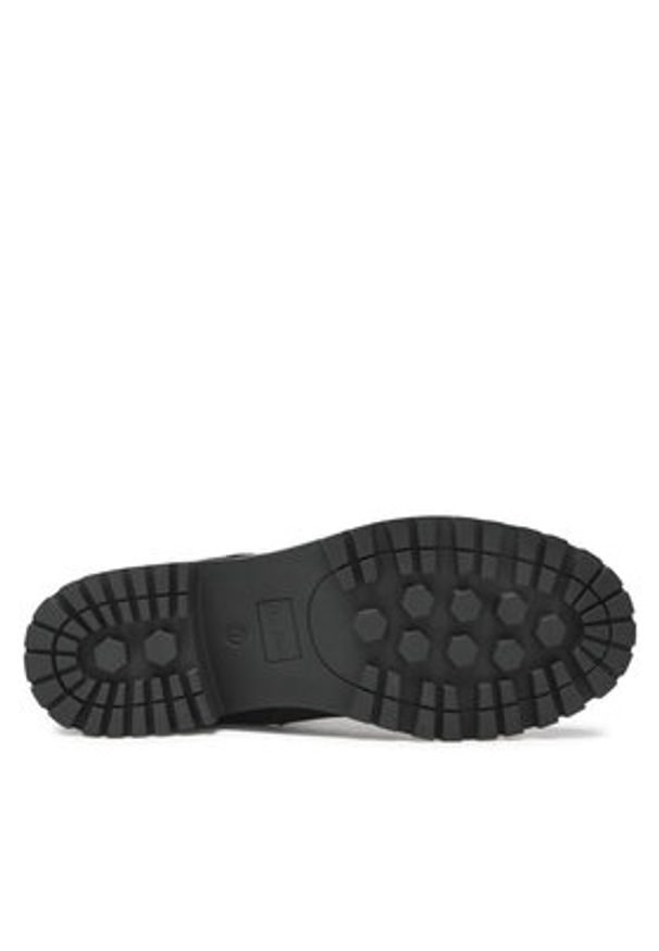 Clara Barson Trapery WS5600-09 Czarny. Kolor: czarny. Materiał: skóra