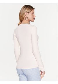Guess Bluzka Adelina W3RI49 J1314 Różowy Slim Fit. Kolor: różowy. Materiał: bawełna