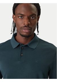 Calvin Klein Polo LV040EM909 Zielony Regular Fit. Typ kołnierza: polo. Kolor: zielony. Materiał: bawełna #2