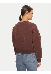 EA7 Emporio Armani Bluza 7W000002 AF10195 UA006 Brązowy Relaxed Fit. Kolor: brązowy. Materiał: bawełna #4