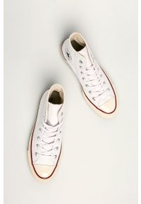 Converse trampki Chuck 70 damskie kolor biały C162056. Nosek buta: okrągły. Zapięcie: sznurówki. Kolor: biały. Materiał: guma #4