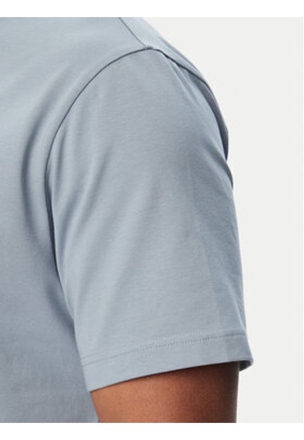 BOSS T-Shirt Tee Collar 50562120 Szary ciemny Relaxed Fit. Kolor: szary. Materiał: bawełna
