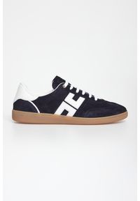 Elisabetta Franchi - Sneakersy damskie skórzane ELISABETTA FRANCHI. Materiał: skóra