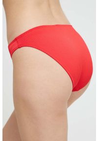 Hollister Co. figi kąpielowe kolor czerwony. Kolor: czerwony. Materiał: dzianina #2