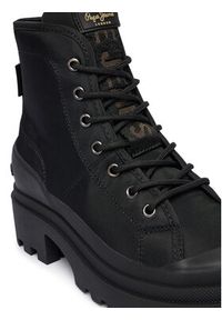 Pepe Jeans Trapery Hale City W PLS500007 Czarny. Kolor: czarny. Materiał: materiał #5