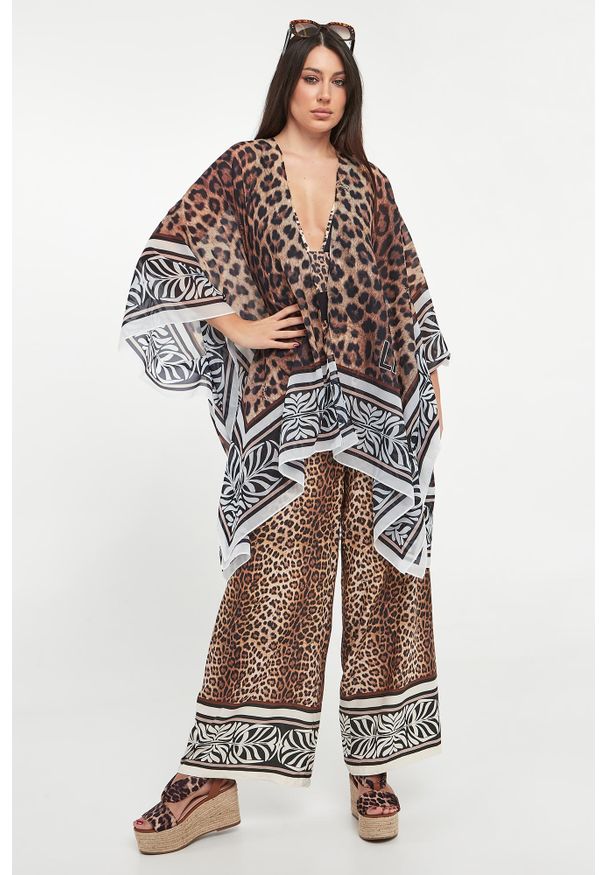 Liu Jo - Narzutka plażowa z motywem zwierzęcym LIU JO. Wzór: motyw zwierzęcy