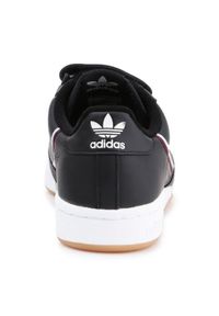 Buty Adidas Continental 80 Strap Jr EE5360 czarne. Okazja: na co dzień. Zapięcie: rzepy. Kolor: czarny. Materiał: materiał, syntetyk, skóra, guma #2