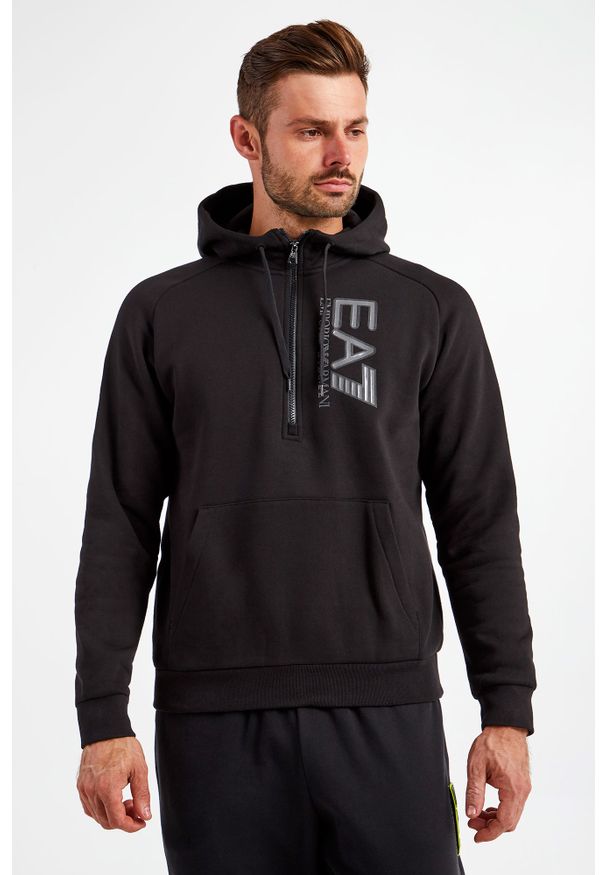 EA7 Emporio Armani - Bluza EA7 EMPORIO ARMANI. Typ kołnierza: kaptur. Wzór: nadruk