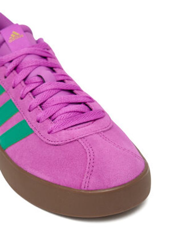 Adidas - adidas Sneakersy Vl Court 3.0 IH6515 Fioletowy. Kolor: fioletowy. Materiał: skóra, zamsz