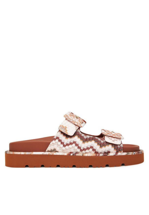 Klapki M Missoni. Kolor: brązowy