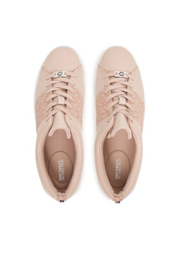 MICHAEL Michael Kors Sneakersy Keaton 43S5KTFS1L Różowy. Kolor: różowy. Materiał: skóra
