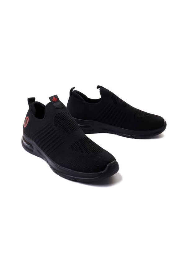 Rieker - RIEKER SNEAKER B7365-00 black, półbuty/mokasyny męskie. Kolor: czarny. Szerokość cholewki: normalna