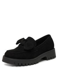 DeeZee Loafersy HXG2108-93 Czarny. Kolor: czarny. Materiał: materiał #7